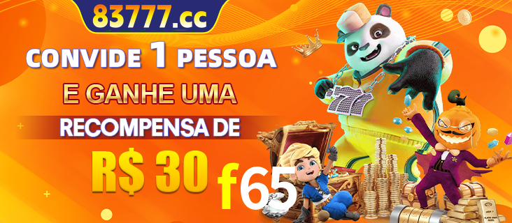 Banner institucional da f65 sobre parceria de marcas e criação de uma marca de excelência, apresentando os mascotes de jogos populares como o Fortune Tiger.